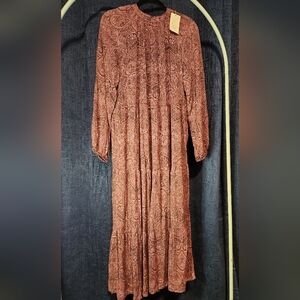 A New Day Paisley Purple Top